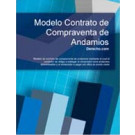 Contrato de compraventa de andamios