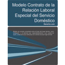 Contrato de trabajo para el servicio doméstico