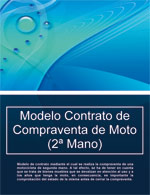 Contrato de Compraventa de Moto (2&ordf; Mano)