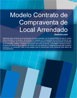 Contrato de compraventa de local comercial arrendado