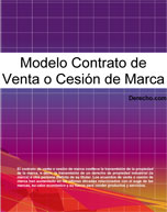 Contrato de venta o cesi&oacute;n de marca