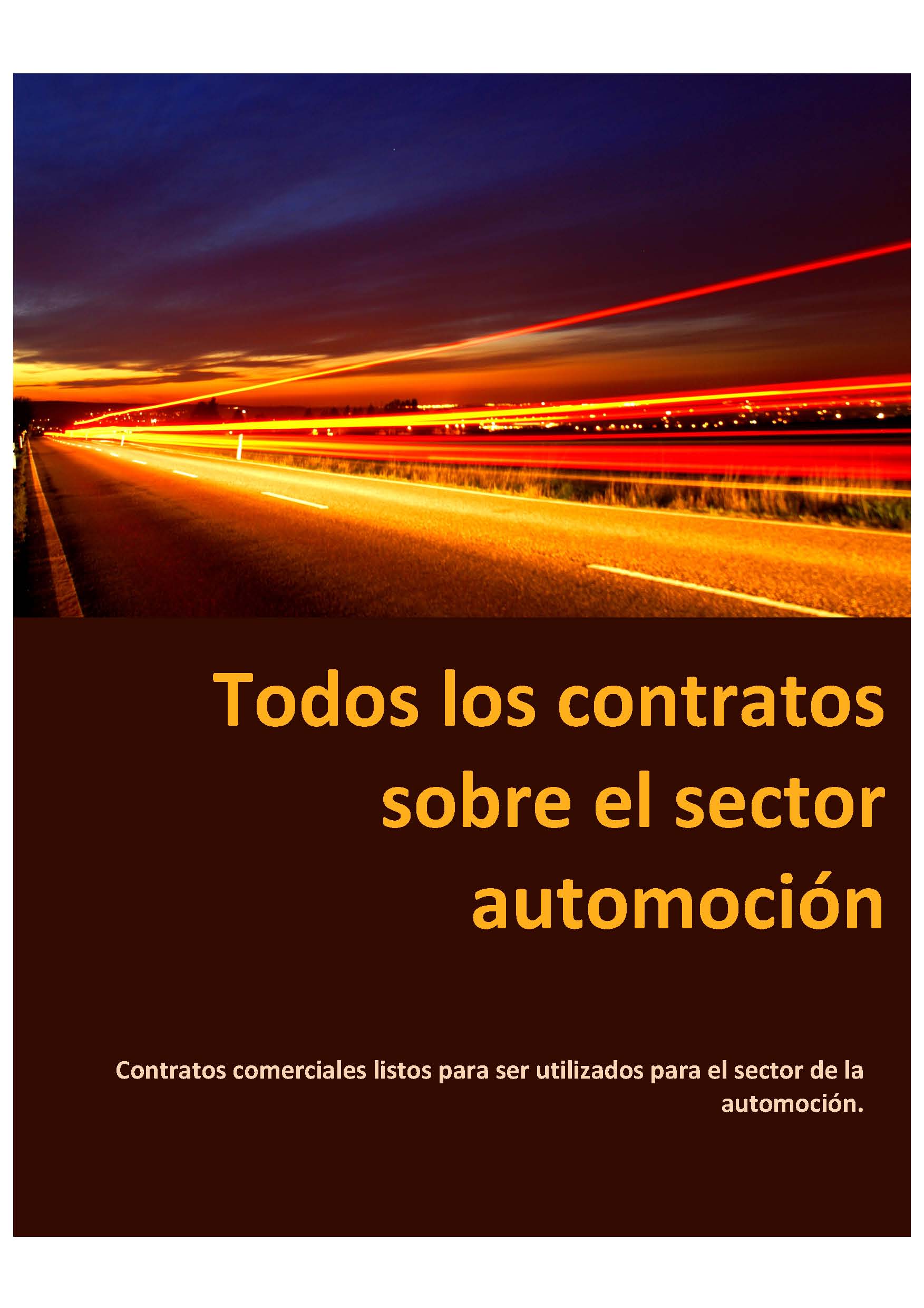 Todos los contratos sobre el sector automoción