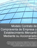 Contrato de compraventa de empresa o establecimiento mercantil mediante su accionariado