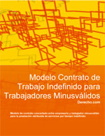 Contrato de trabajo indefinido para trabajadores minusválidos