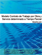 Contrato de trabajo por obra o servicio determinado a tiempo parcial