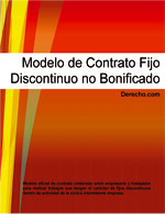 Contrato de trabajo fijo discontinuo no bonificado