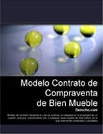 Contrato de compraventa de bien mueble