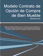 Contrato de opci&oacute;n de compra sobre un bien mueble