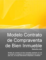 Contrato de compraventa de bien inmueble