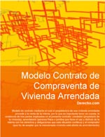 Contrato de compraventa de vivienda arrendada