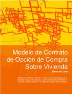 Contrato de opci&oacute;n de compra sobre una vivienda