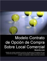 Contrato de opcion de compra sobre local comercial