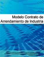 Contrato de arrendamiento de industria