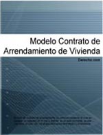 Contrato de arrendamiento de vivienda