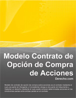 Contrato de opci&oacute;n de compra de acciones